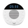 Sound Machine, 18 Soothing Sleep Sounds and 7-Color Night Light, 5-in-1 White Noise Sound Machine with Dual Alarms, Auto-Off Timer and Memory Function