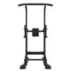 Pull Up Bar, 330 LBS Power Tower Dip Station, Workout Dip Station with H-Shaped Stable Base & Back Pad