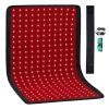 Red Light Therapy for Body, 264 LEDs Light Therapy Pad with Controller, 10Hz Pulse, 5-30 Min Timer