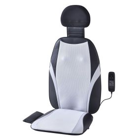 Shiatsu Back Massager with Heat, Massage Seat Cushion with 2-Group Back Shiatsu Rollers and 2 Seat Vibration Motors