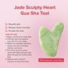 Skin Gym Jade Facial Workout Set with Roller & Gua Sha â€“ Facial Massage & Tension Relief Kit