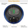 EMS Foot Massager Electric Foot Acupressure Mat USB Rechargeable Feet Circulation Massage Pad Acupuncture Points Stimulator Relaxation Tool