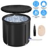 Portable Ice Bath Tub 97Gallon (370L), Portable Insulated Ice Bath Tub for Athletes Recovery