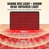 Red Light Therapy for Body, 264 LEDs Light Therapy Pad with Controller, 10Hz Pulse, 5-30 Min Timer