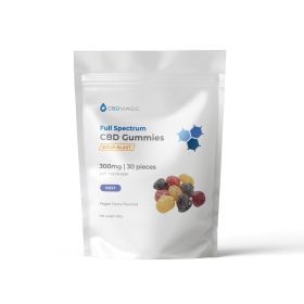 Full Spectrum Vegan CBD Gummies for Relief/Sleep 300mg/900mg (Dosages: 300mg, Benefit: Sleep)