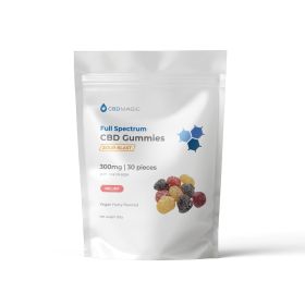 Full Spectrum Vegan CBD Gummies for Relief/Sleep 300mg/900mg (Dosages: 300mg, Benefit: Relief)