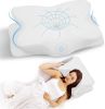 Cervical Neck Pillow for Pain Relief, Ergonomic Memory Foam Pillows for Sleeping, Neck Support Pillows for Sleeping with Pillowcase