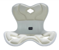 Ergonomic Lumbar Support Cushion, Blue, 44.5mm x 410mm x 340mm, Standard Size, for Shoulder and Back Posture, 110-265 lbs Capacity