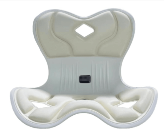 Ergonomic Lumbar Support Cushion, Blue, 44.5mm x 410mm x 340mm, Standard Size, for Shoulder and Back Posture, 110-265 lbs Capacity (size: Cream   Standard)