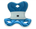 Ergonomic Lumbar Support Cushion, Blue, 44.5mm x 410mm x 340mm, Standard Size, for Shoulder and Back Posture, 110-265 lbs Capacity