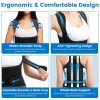 Posture Corrector for Women Men Adjustable Back Brace Posture Trainer Improve Hunchback Slouching Kyphosis Correction Invisible Under Clothes Upper Ba
